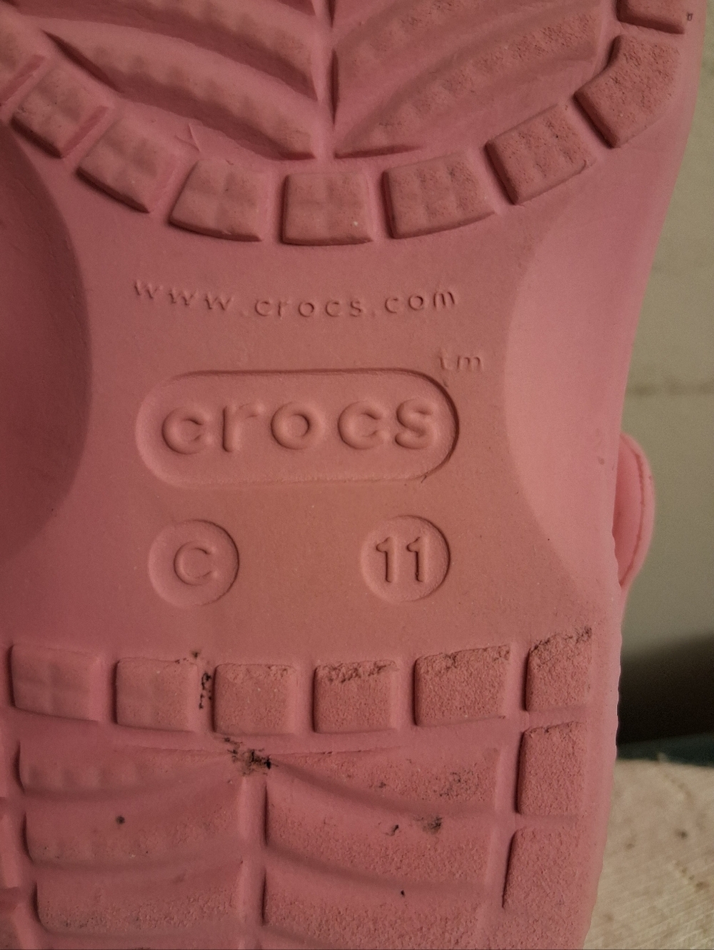 Crocs Kids' Classic Clog - Pink Size C 11 - Picture 16 of 16